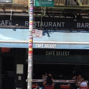 Cafe Select in SoHo NYC